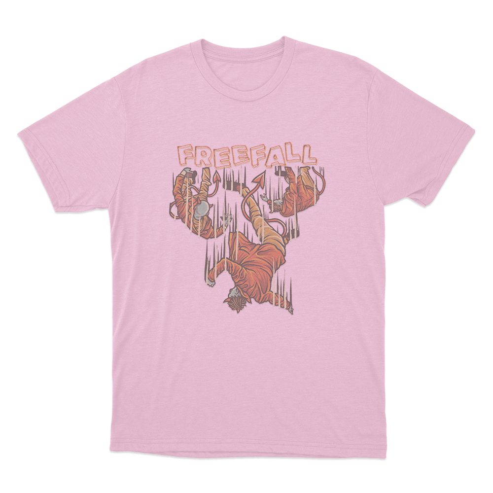 Falling Man Unisex T Shirt Pink Falling Man Unisex T Shirt Pink