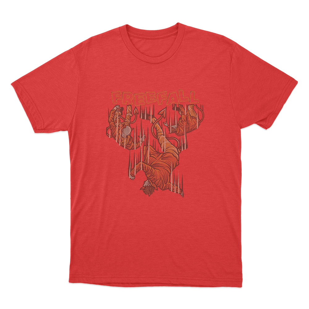 Falling Man Unisex T Shirt Red Falling Man Unisex T Shirt Red