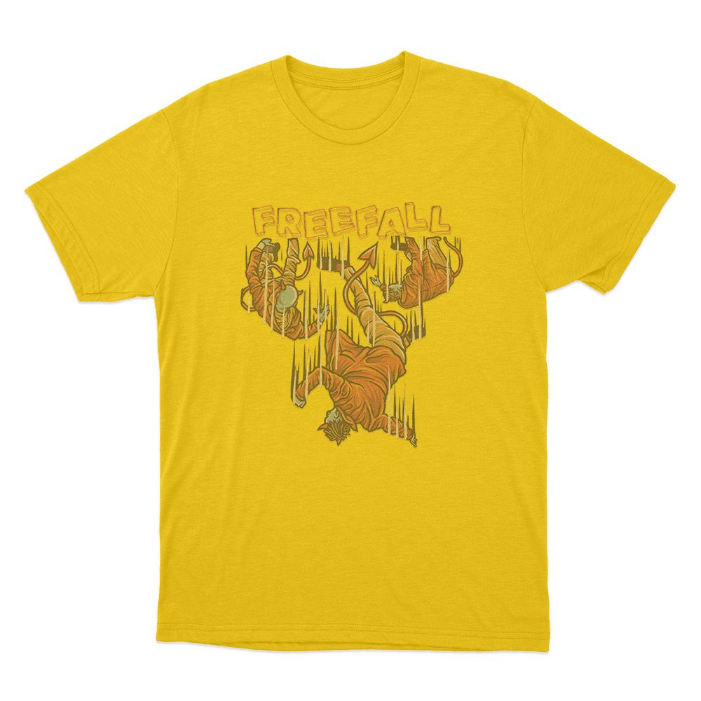 Falling Man Unisex T Shirt Yellow Falling Man Unisex T Shirt Yellow