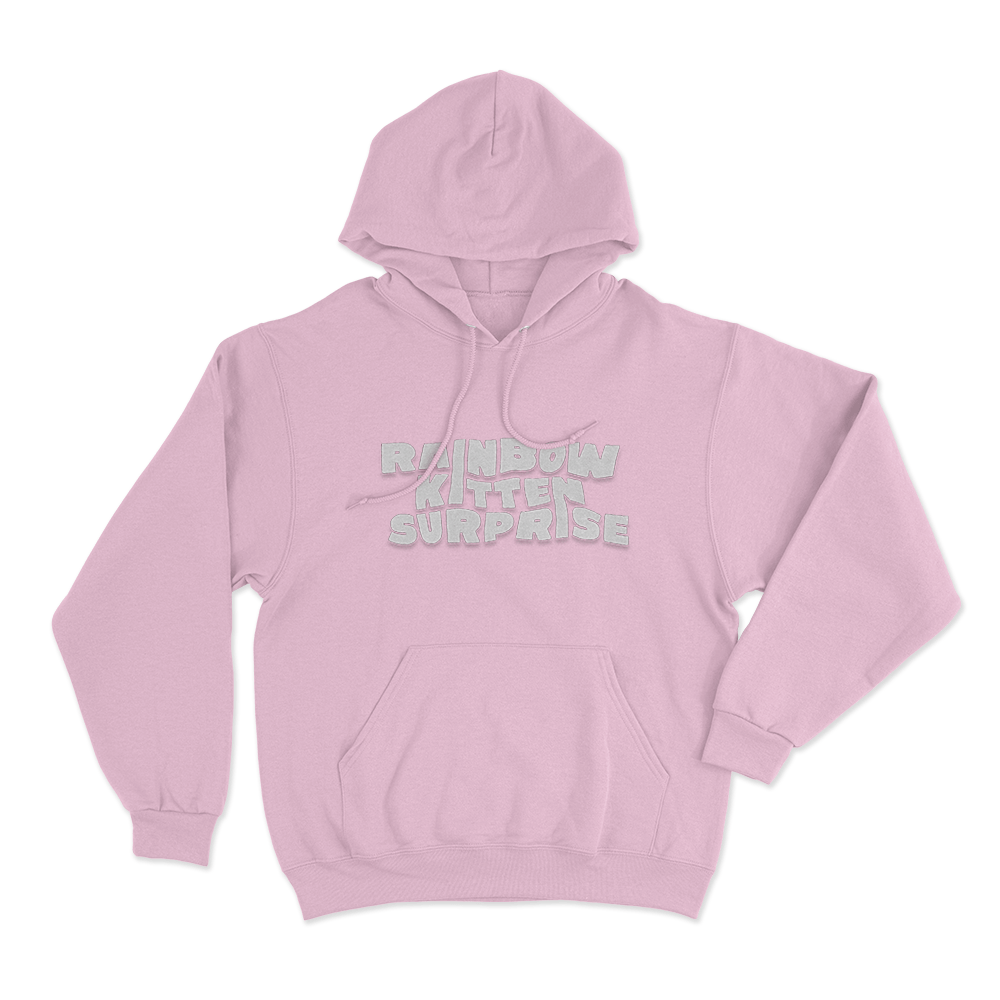 RKS Bubble Font Logo Unisex Hoodie Pink RKS Bubble Font Logo Unisex Hoodie Pink