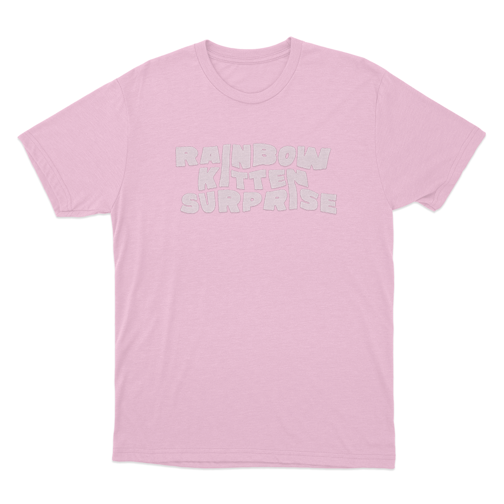 RKS Bubble Font Logo Unisex T Shirt Pink RKS Bubble Font Logo Unisex T Shirt Pink