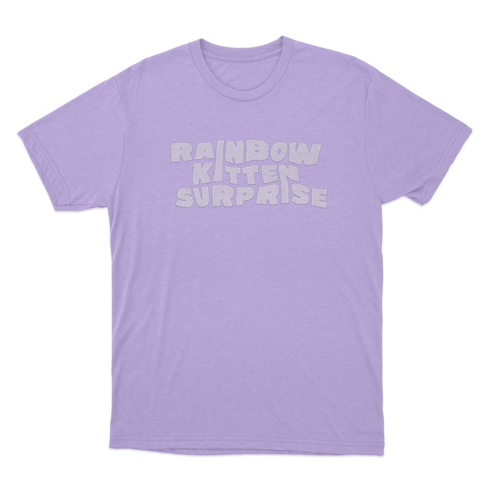 RKS Bubble Font Logo Unisex T Shirt Purple RKS Bubble Font Logo Unisex T Shirt Purple