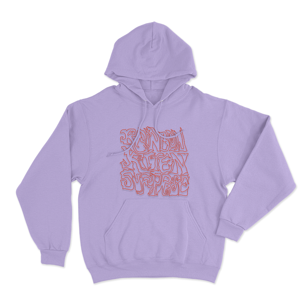 Rainbow Kitten Surprise Fooly Ugly Graffiti Unisex Hoodie Purple Rainbow Kitten Surprise Fooly Ugly Graffiti Unisex Hoodie Purple