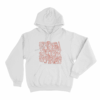 Rainbow Kitten Surprise Fooly Ugly Graffiti Unisex Hoodie White