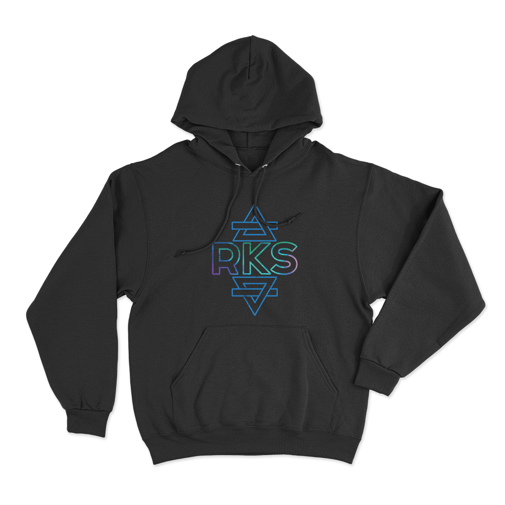 Rainbow Kitten Surprise LP Cover Unisex Hoodie Black Rainbow Kitten Surprise LP Cover Unisex Hoodie Black