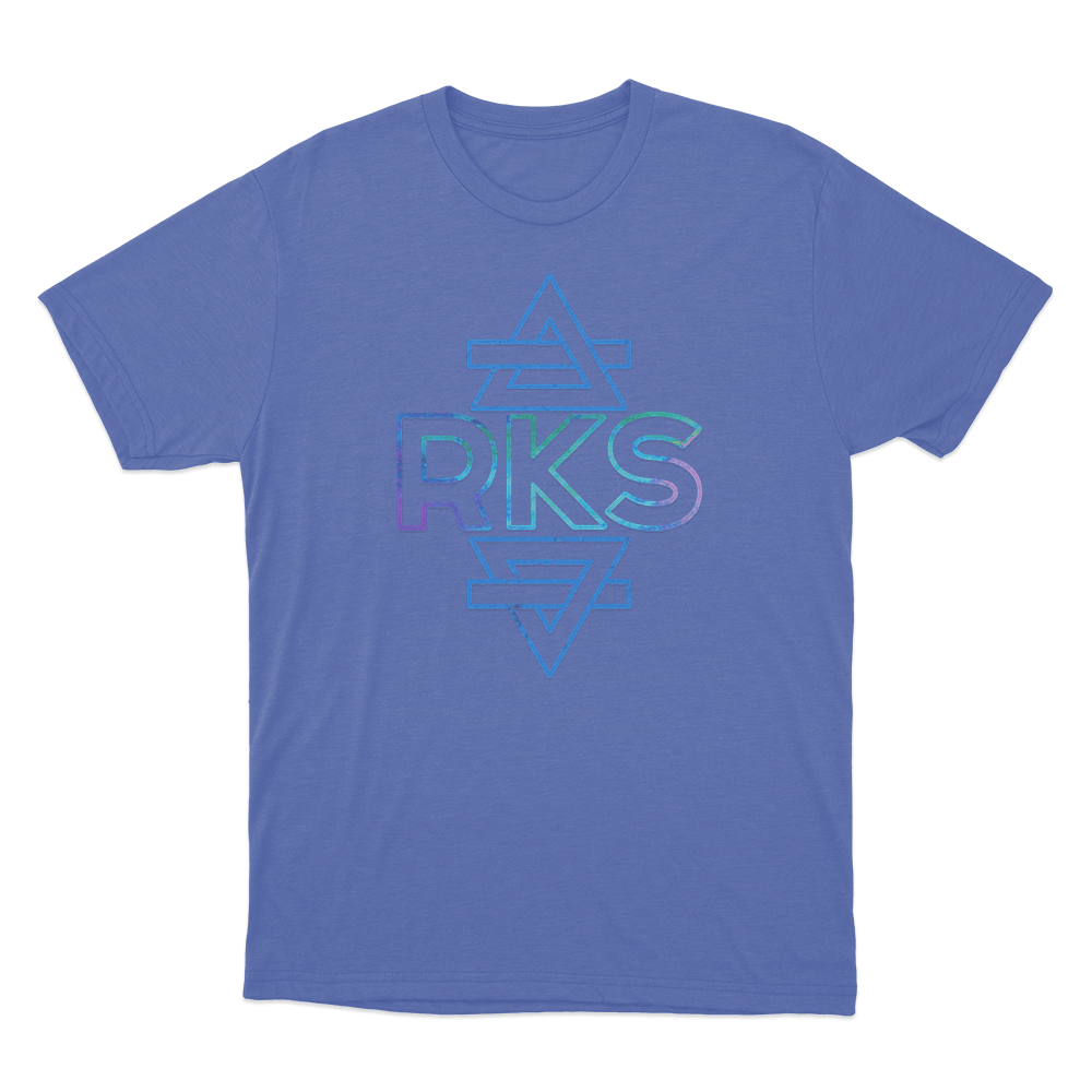 Rainbow Kitten Surprise LP Cover Unisex T Shirt Blue Rainbow Kitten Surprise LP Cover Unisex T Shirt Blue