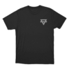 Rainbow Kitten Surprise Triangle Logo Unisex T Shirt Black