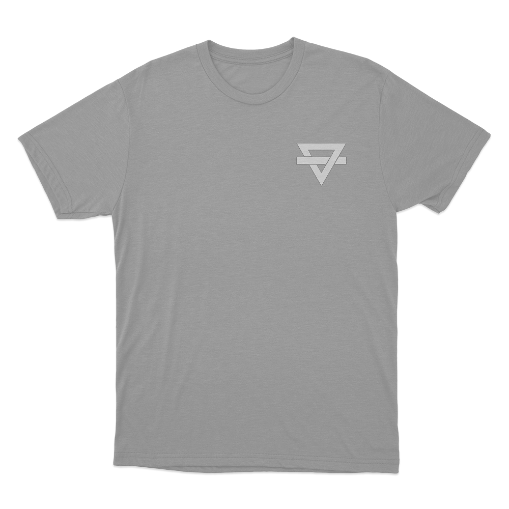 Rainbow Kitten Surprise Triangle Logo Unisex T Shirt Grey Rainbow Kitten Surprise Triangle Logo Unisex T Shirt Grey
