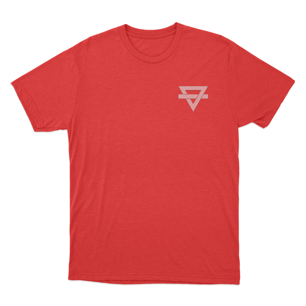 Rainbow Kitten Surprise Triangle Logo Unisex T Shirt Red Rainbow Kitten Surprise Triangle Logo Unisex T Shirt Red