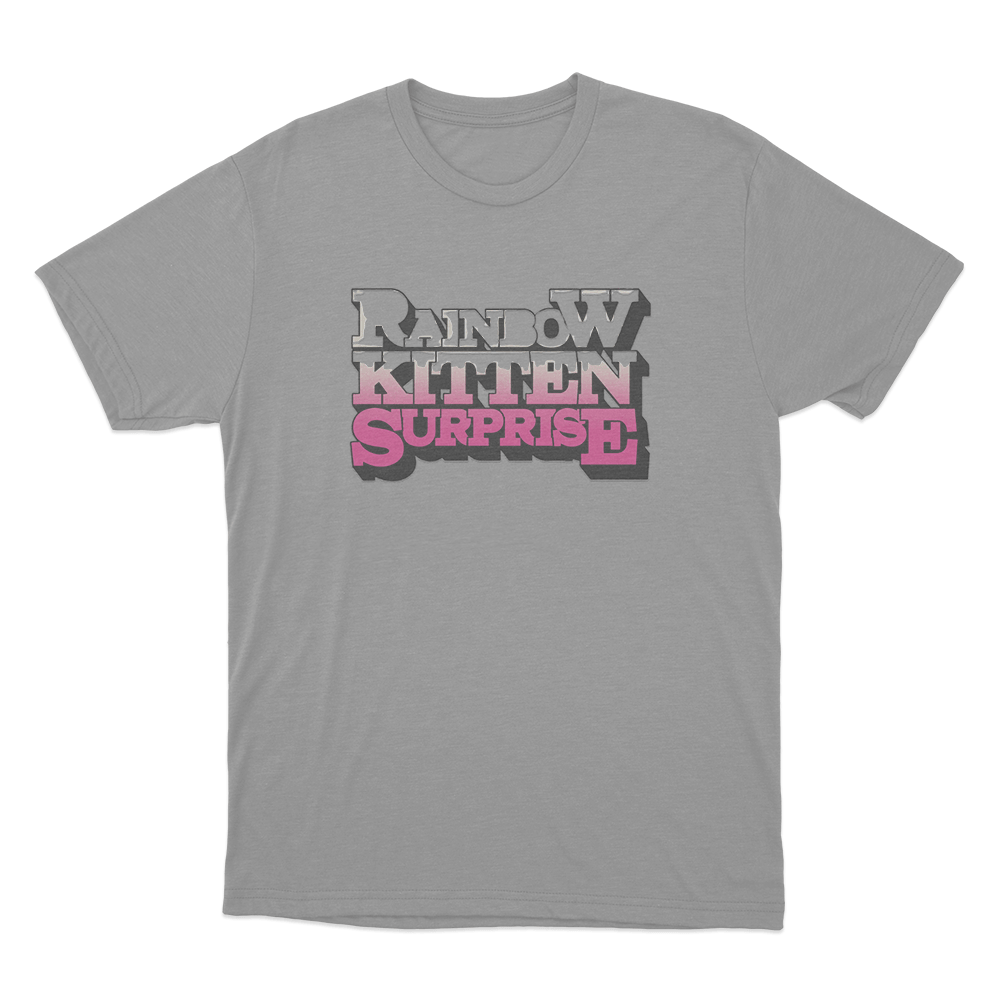 Rainbow Kitten Surprise Unisex T Shirt Grey Rainbow Kitten Surprise Unisex T Shirt Grey