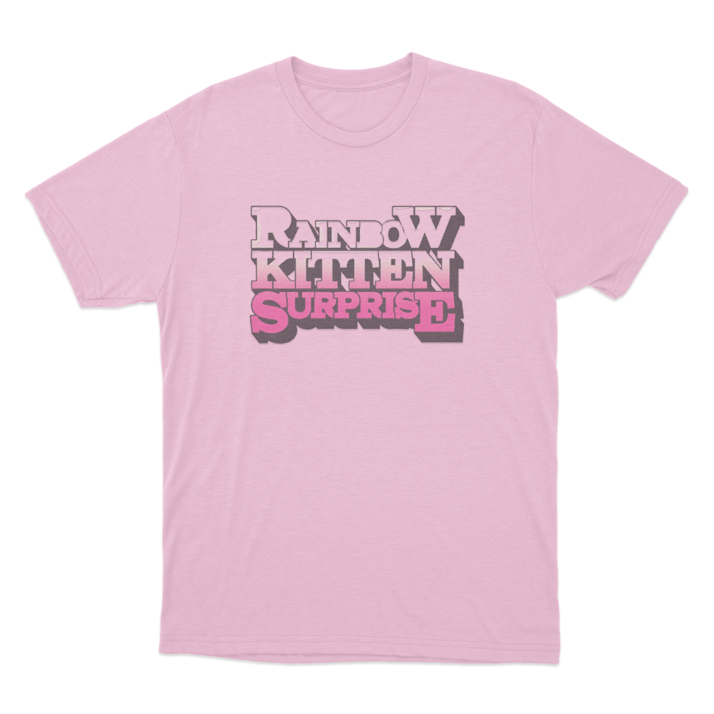 Rainbow Kitten Surprise Unisex T Shirt Pink Rainbow Kitten Surprise Unisex T Shirt Pink