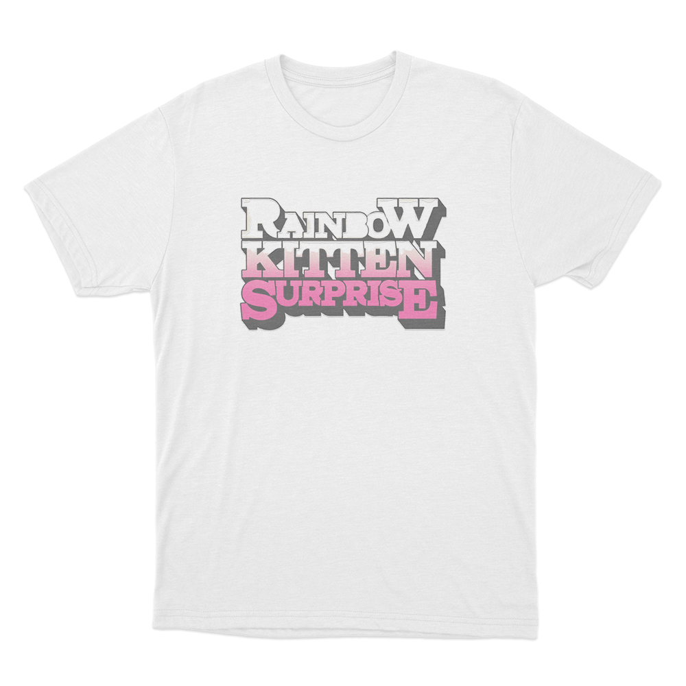 Rainbow Kitten Surprise Unisex T Shirt White Rainbow Kitten Surprise Unisex T Shirt White