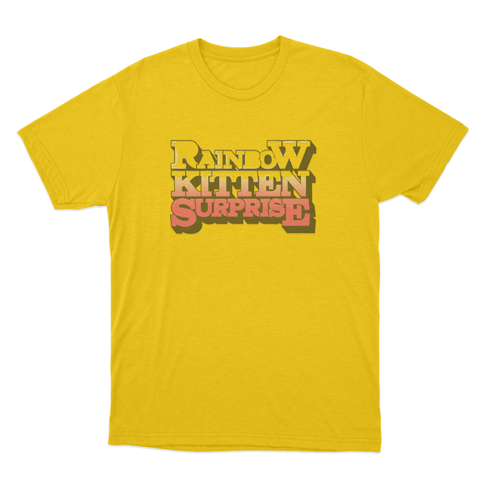 Rainbow Kitten Surprise Unisex T Shirt Yellow Rainbow Kitten Surprise Unisex T Shirt Yellow