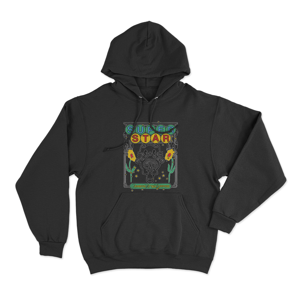 Star Kitten Unisex Hoodie Black Star Kitten Unisex Hoodie Black