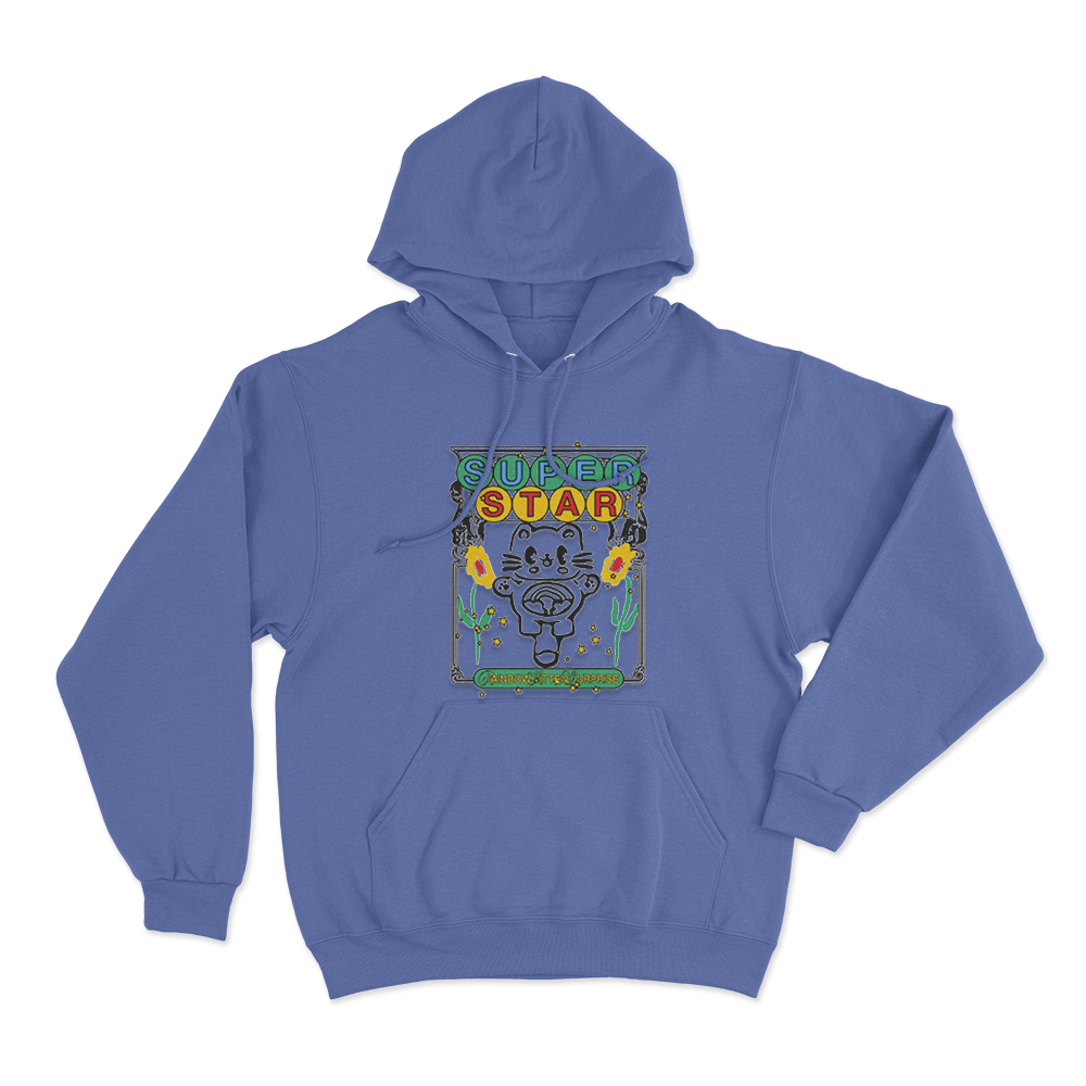 Star Kitten Unisex Hoodie Blue Star Kitten Unisex Hoodie Blue