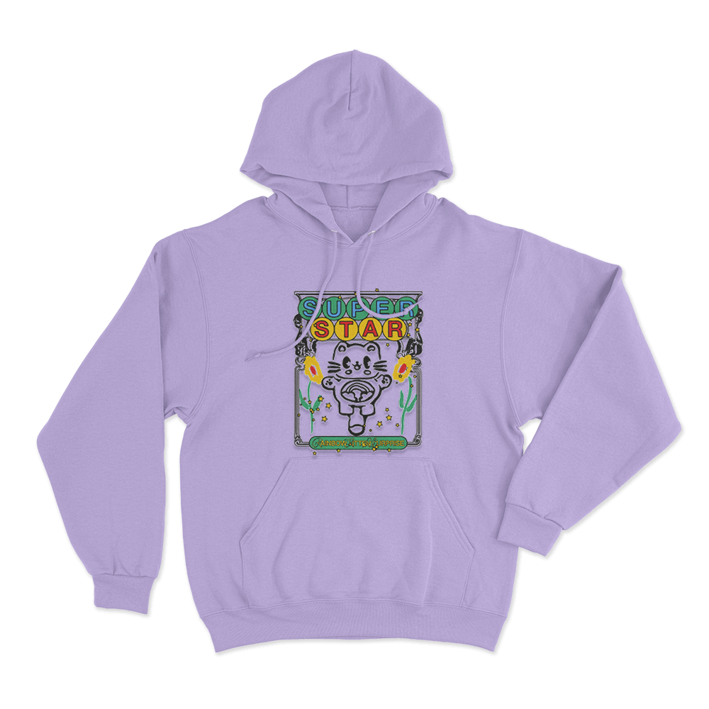 Star Kitten Unisex Hoodie Purple Star Kitten Unisex Hoodie Purple